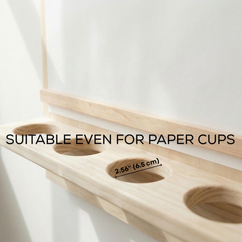 Drawing Board for Children with Storage Shelf and Paper Roll Dispenser